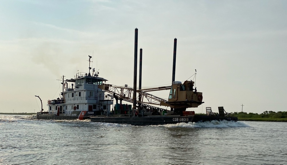 Coast Guard Cutter Hatchet supports Hurricane Ida recovery efforts