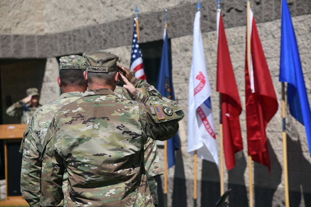 MING host Command Chief Warrant Officer Change of Responsibility