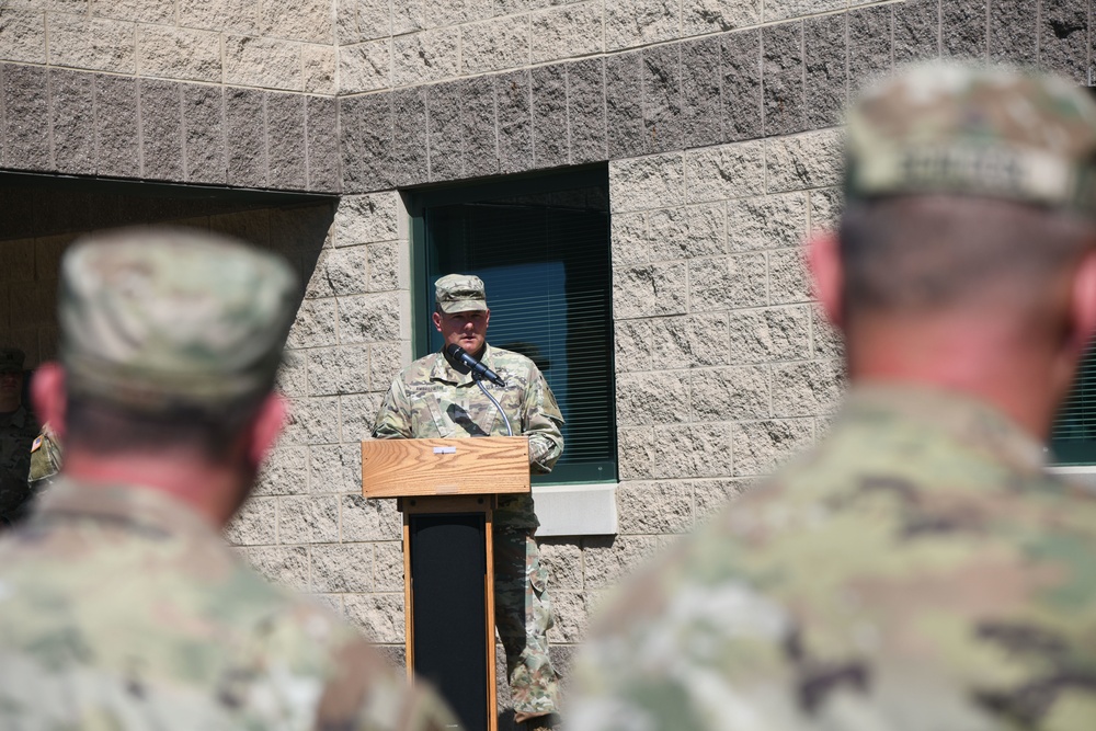 MING host Command Chief Warrant Officer Change of Responsibility