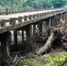 Debris Under Closed Bridge in Tennessee