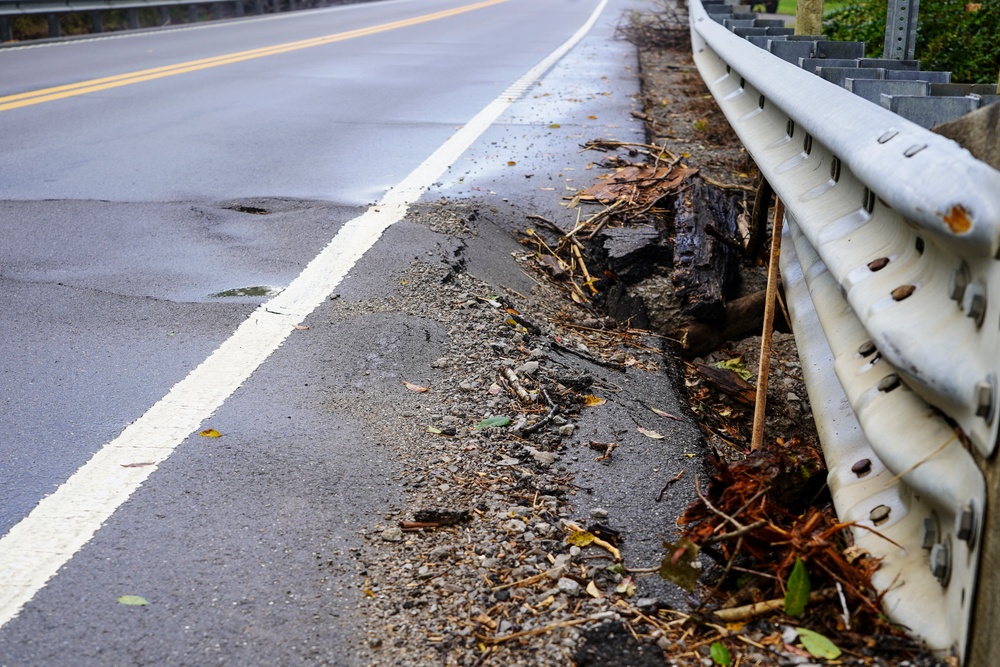 Paving Collapsed on Tennessee Bridge