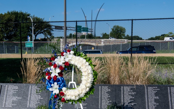 DSD Hicks hosts private 9/11 wreath laying ceremony