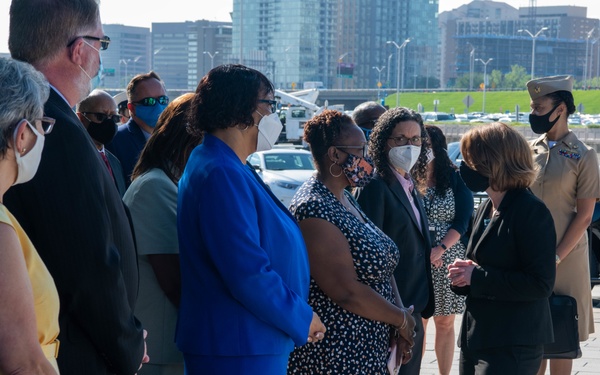 DSD Hicks hosts private 9/11 wreath laying ceremony