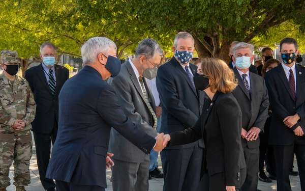 DSD Hicks hosts private 9/11 wreath laying ceremony