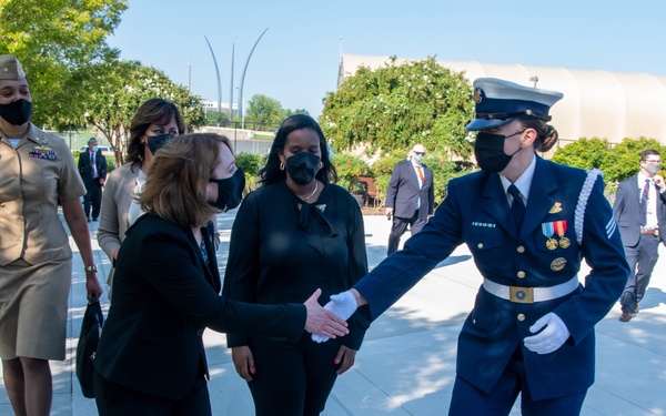 DSD Hicks hosts private 9/11 wreath laying ceremony