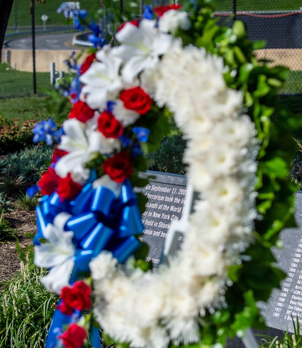 DSD Hicks hosts private 9/11 wreath laying ceremony