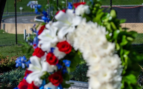 DSD Hicks hosts private 9/11 wreath laying ceremony