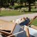 Volunteer Dumping Debris