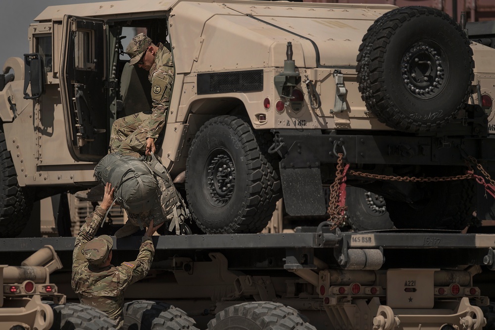 Idaho Guard Annual Training Review - 145th BSB; part1, arrival.