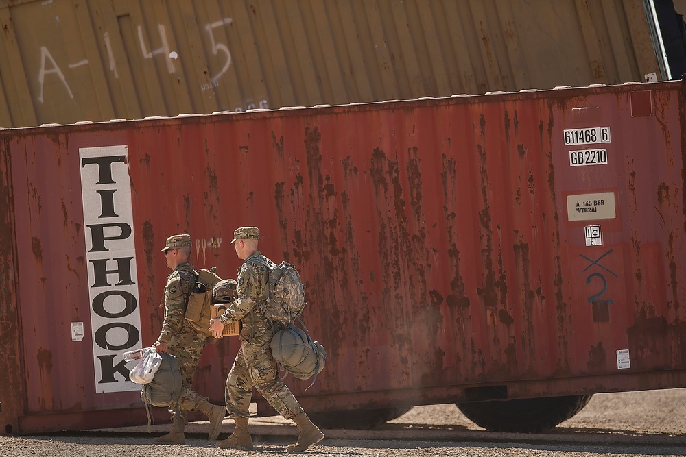 Idaho Guard Annual Training Review - 145th BSB; part1, arrival.