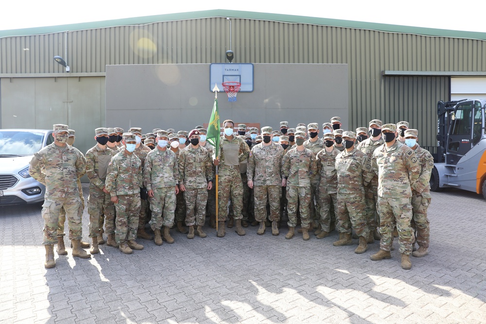 U.S. Army General Mark Milley visits soldiers in support of Operation Allies refuge