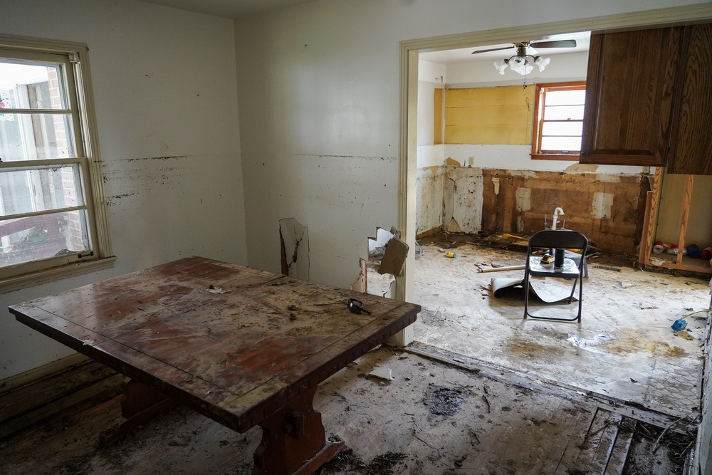 Damaged House in Waverly, Tennessee