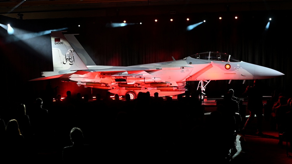 Boeing rolls out new F-15QA for Qatar
