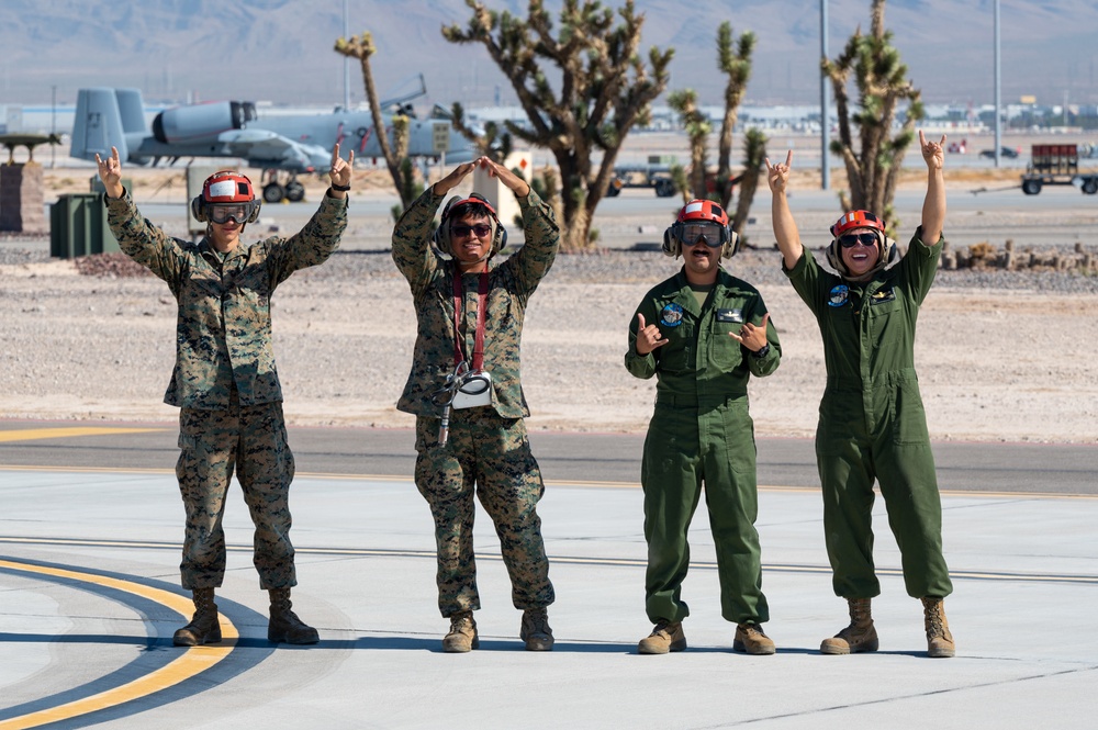 U.S. Marine HMLA-755 Joint Training