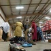 Afghan Evacuees are Given Clothing Donations with Task Force McCoy