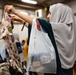 Afghan Evacuees are Given Clothing Donations with Task Force McCoy