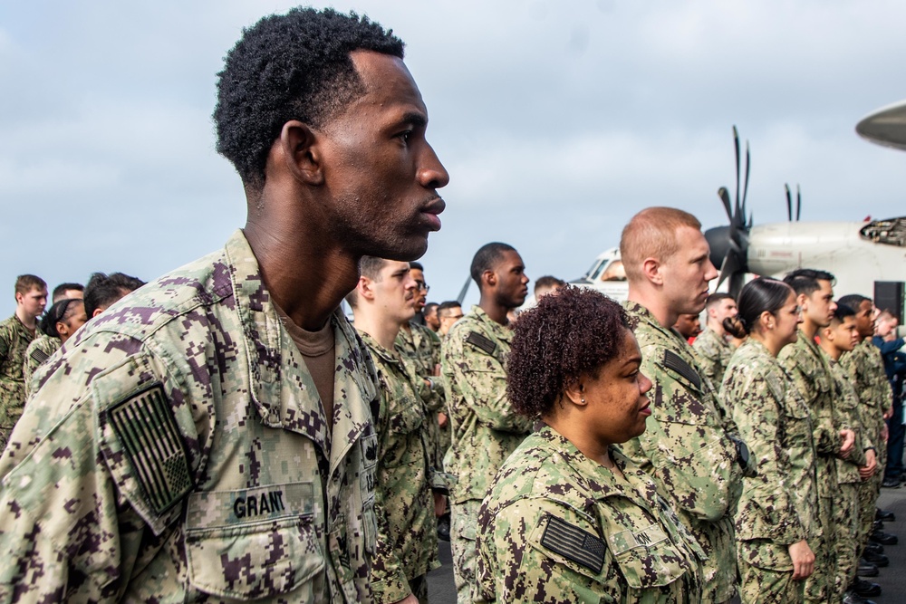 USS Ronald Reagan (CVN 76) Frocking Ceremony