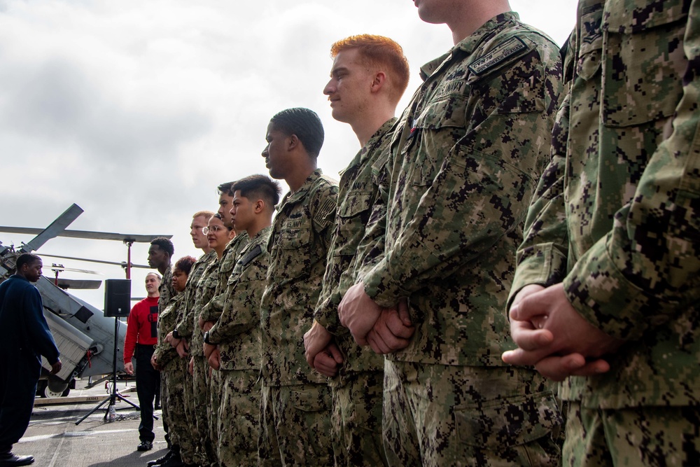 USS Ronald Reagan (CVN 76) Frocking Ceremony