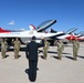 Airmen re-enlist in front of Thunderbirds