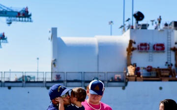 USCGC Escanaba returns home to Portsmouth after historic 50-day patrol