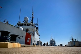 USCGC Escanaba returns home to Portsmouth after historic 50-day patrol