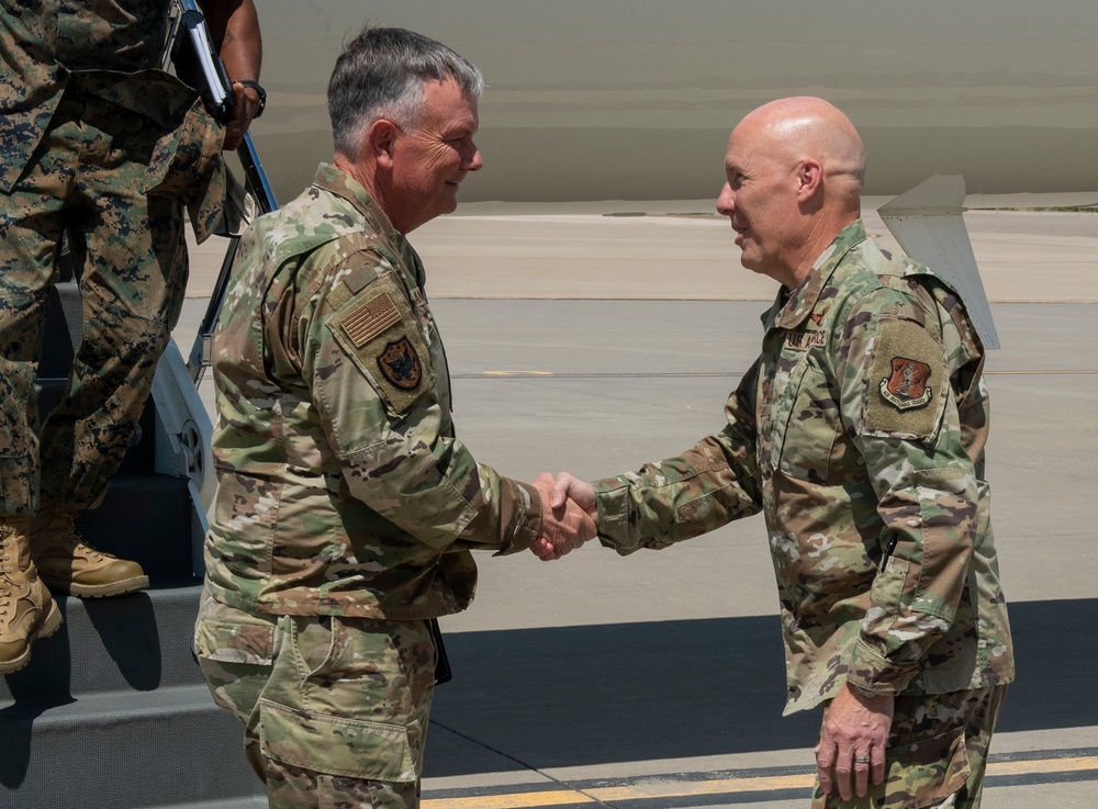 U.S. NORTHCOM Commander, Command Senior Enlisted Leader visits Task Force – Holloman