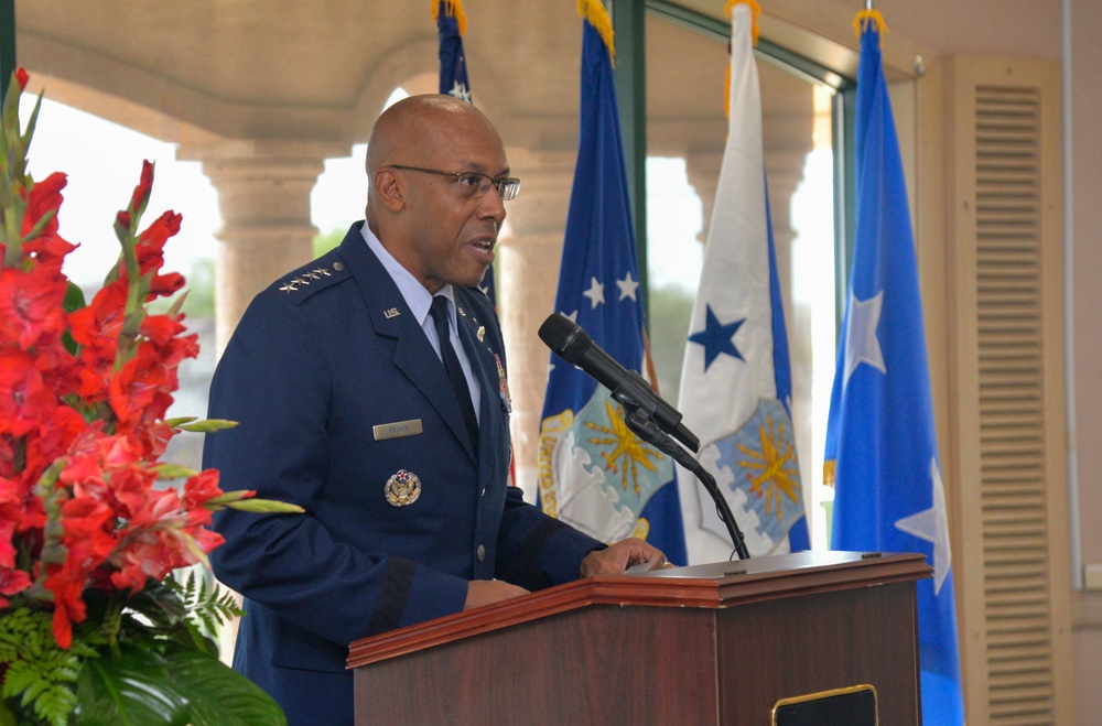 Air Force officials honor retired Col. Richard E. Cole