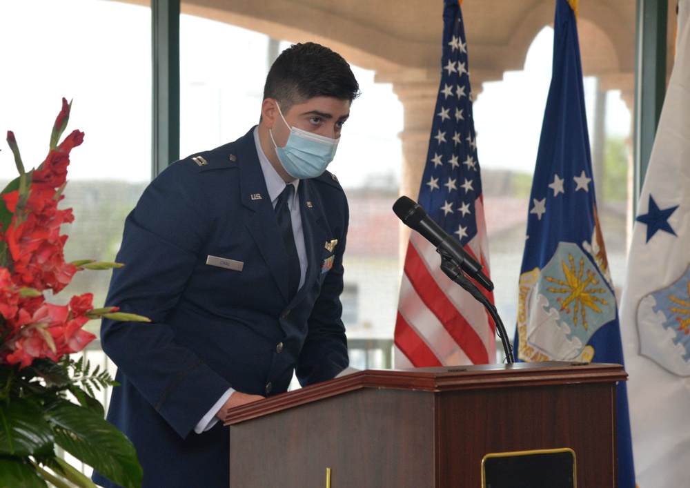 Air Force officials honor retired Col. Richard E. Cole
