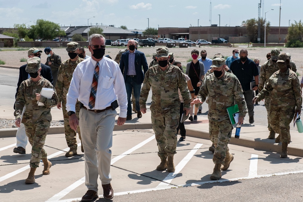 USNORTHCOM Commander, Command Senior Enlisted Leader visits Task Force-Holloman