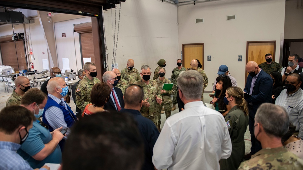 USNORTHCOM Commander, Command Senior Enlisted Leader visits Task Force-Holloman