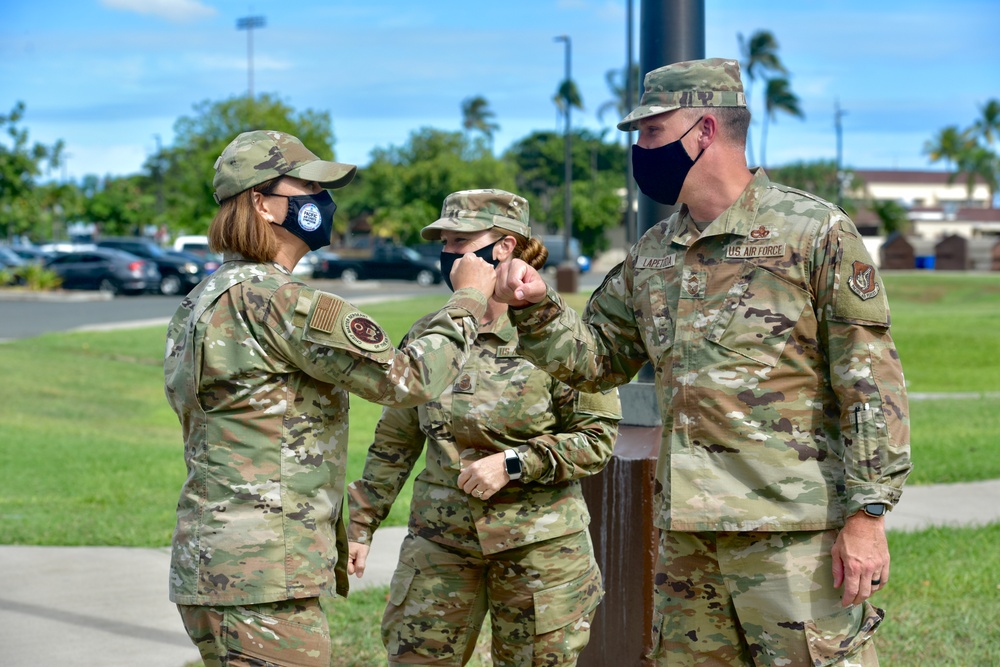 CMSAF BASS VISITS HICKAM