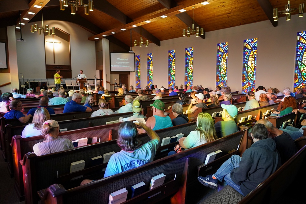 Survivor Resource Meeting in Waverly First Baptist Church