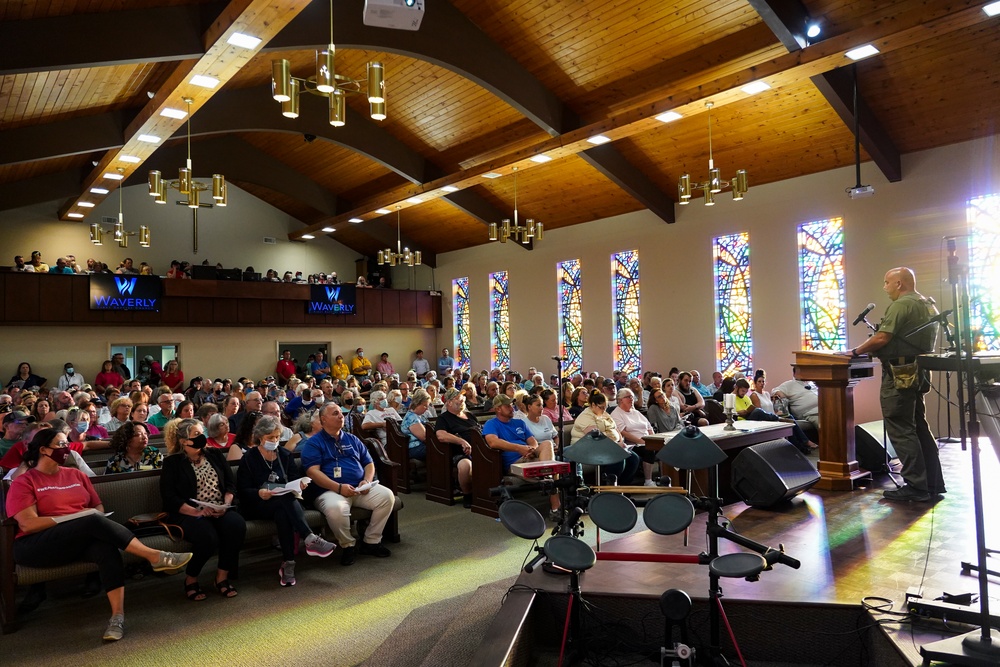 Survivor Resource Meeting to Aid Flood Damaged Community