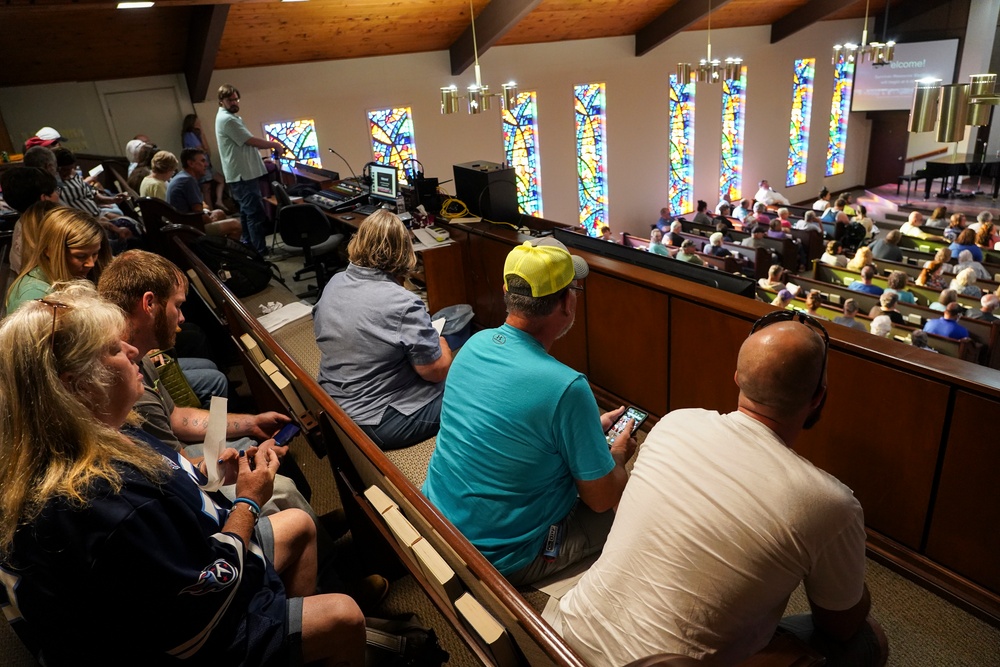 Pews Are Filled At Survivor Resource Meeting