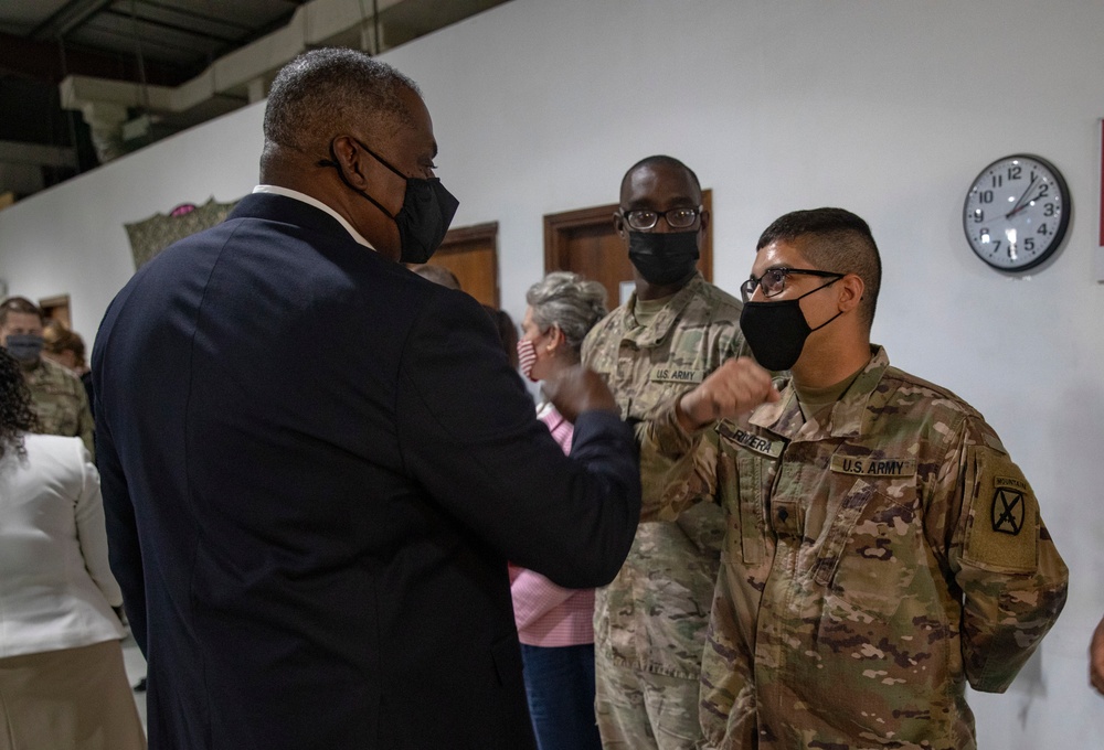 SecDef and Secretary of State recognize service members and civilians