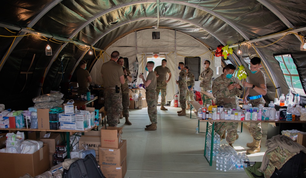 Medics aid evacuees during OAR