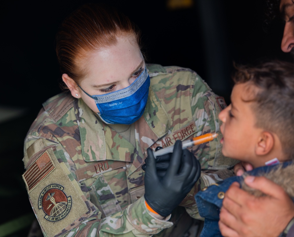 Medics aid evacuees during OAR