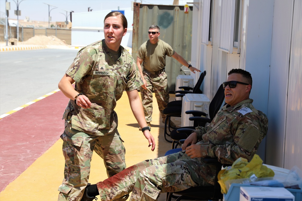 130th Field Artillery Brigade conducts a mass casualty exercise