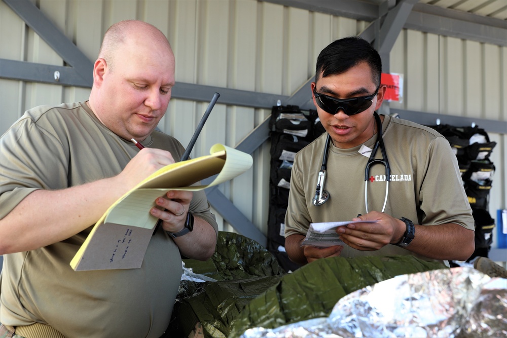 130th Field Artillery Brigade conducts a mass casualty exercise