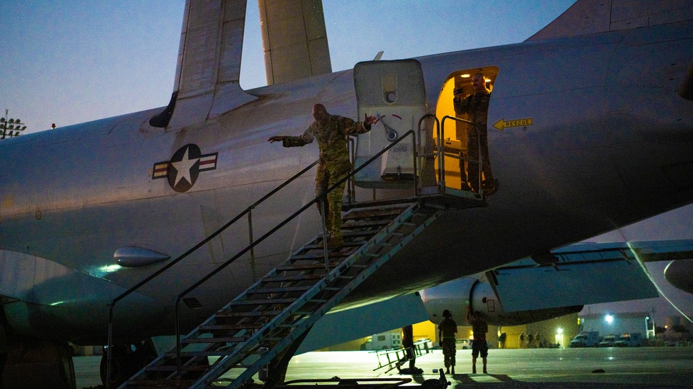 Sentry pilot crosses 8,000 flight hour mark concluding year-long deployment