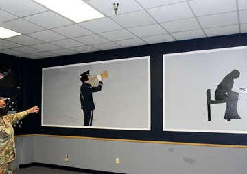 New mural pays tribute to Robins Honor Guard