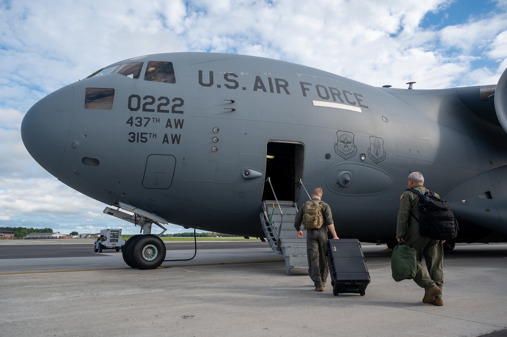 300th Airlift Squadron local sortie