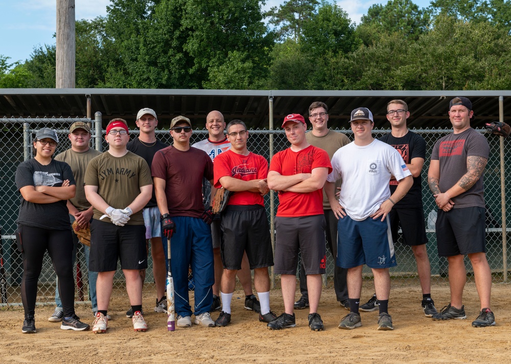 SJAFB intramural squadron softball teams benefit Airmen