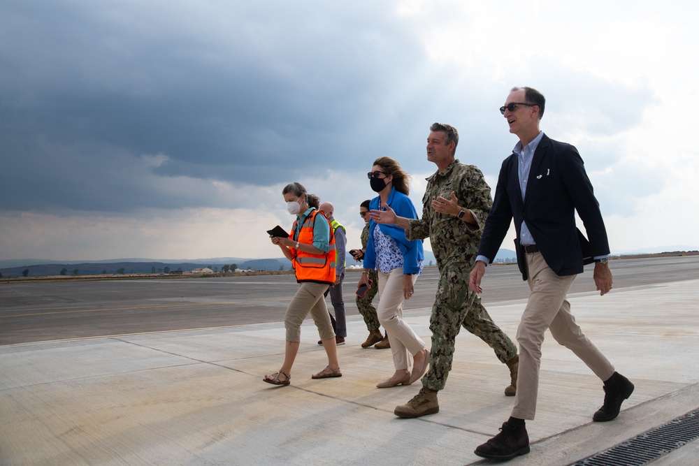 Chargé d' Affaires NAS Sigonella Visit