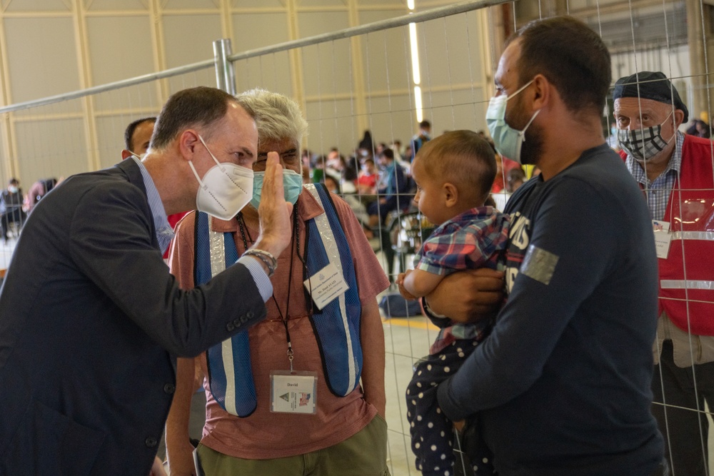 Chargé d' Affaires NAS Sigonella Visit