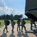 Texas Citizen Soldiers transport ground troops during hurricane Ida response