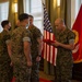 Secretary of the Navy Promotes Marines