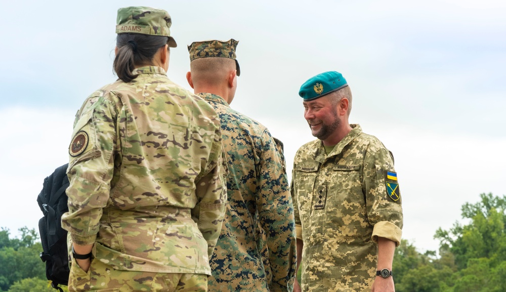 Ukraine Marines visit Camp Lejeune