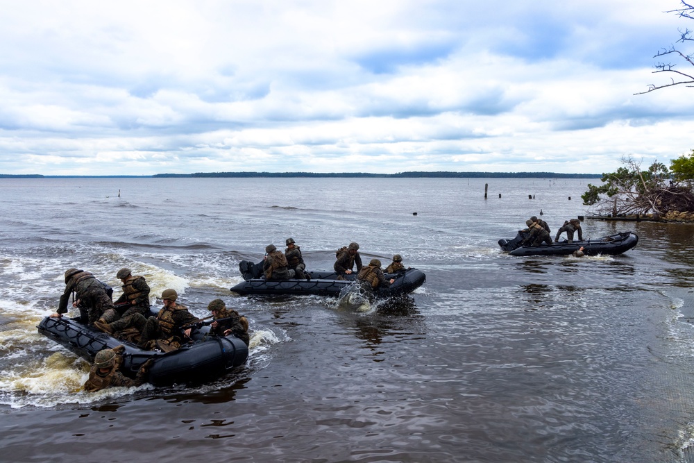 Ukraine Marines visit Camp Lejeune