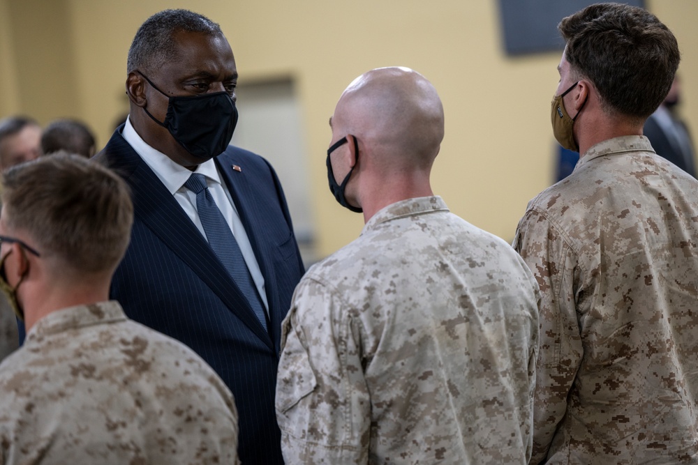 SECDEF Visits Bahrain and Kuwait